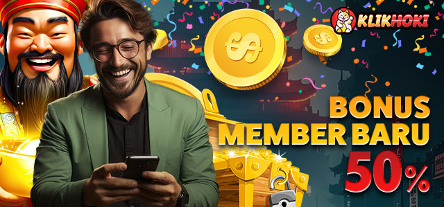 Bonus Member Baru 50% (Wajib Klaim Di Livechat)