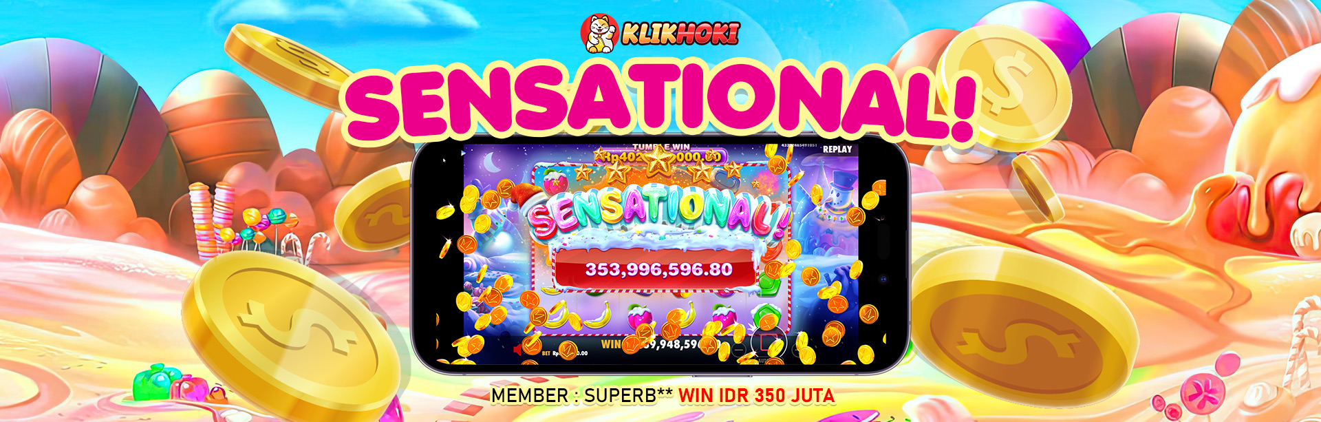Member KLIKHOKI Menang Sensational 350 Juta