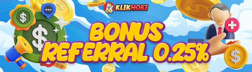 Referral 0,25% All Games Seumur Hidup